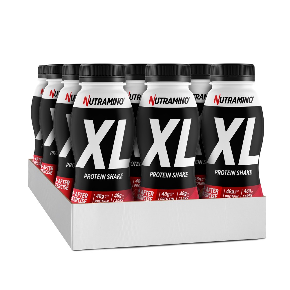 Nutramino XL Protein Shake - Strawberry (12 x 475ml)