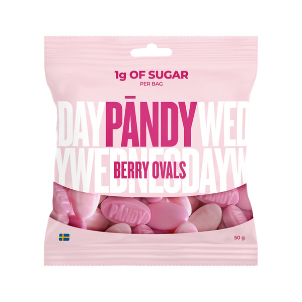 Pändy Candy Berry Ovals (50g) - Slik