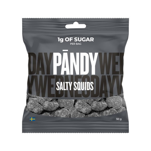 Pändy Candy - Salty Squids (50g) - Slik