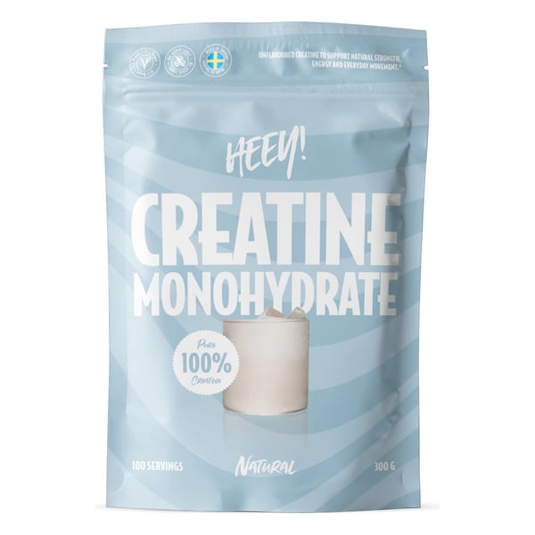 Heey! Creatine Monohydrate 100% Creatine - Unflavoured (300g) - Kreatin