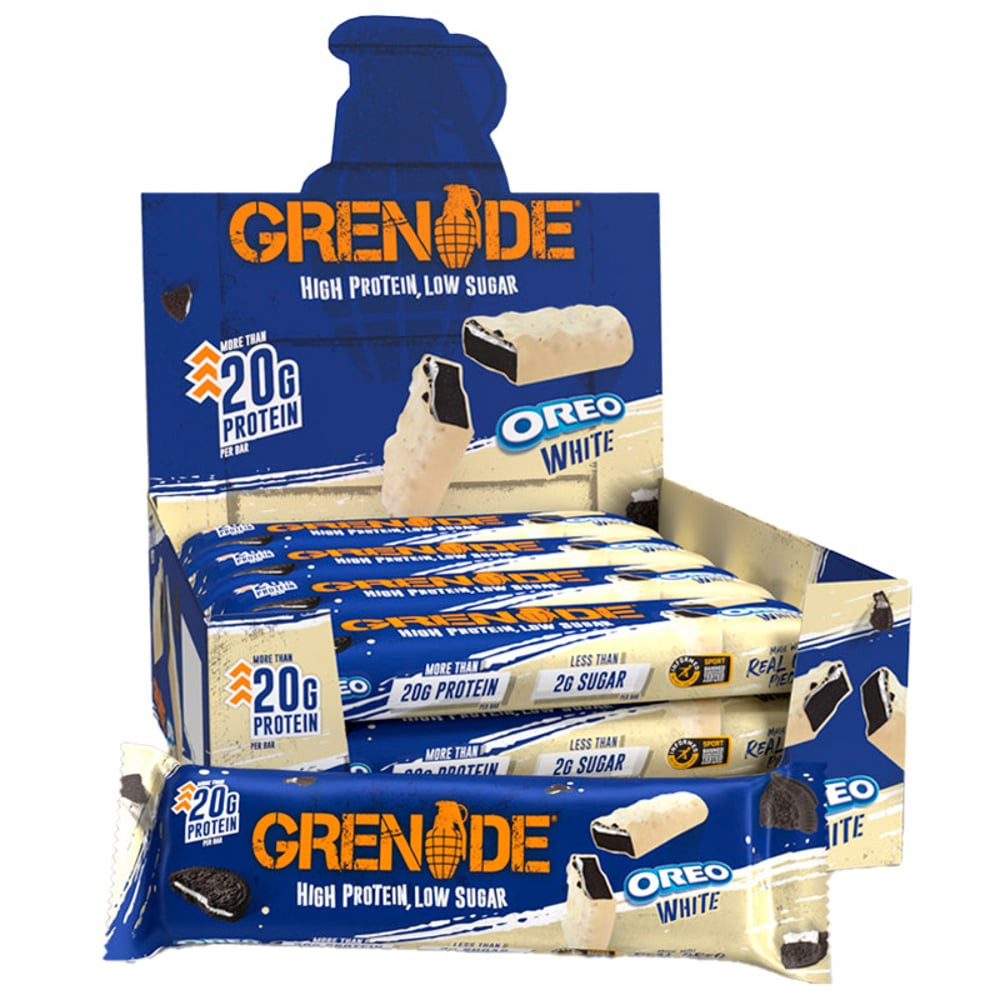 Grenade Protein Bar – Oreo White (12x 60g)