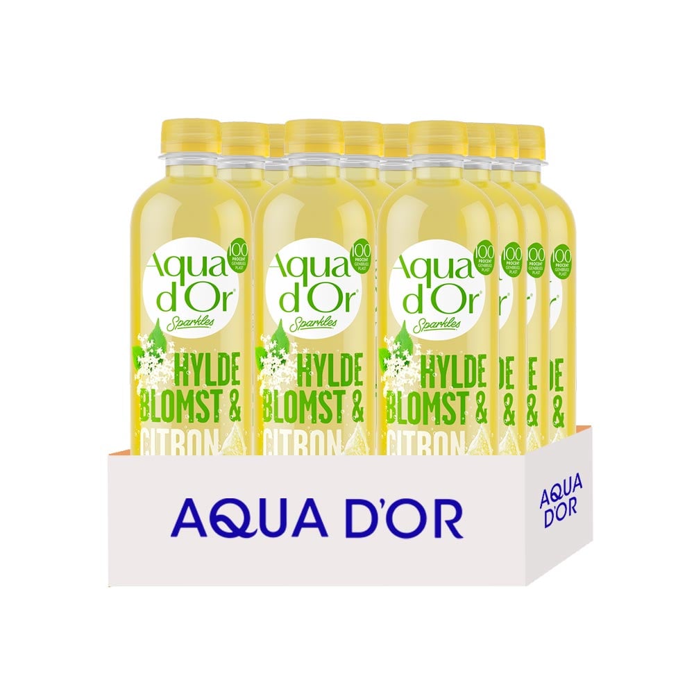 Aqua Dor Sparkles Hyldeblomst & Lemonade (12 x 500 ml)