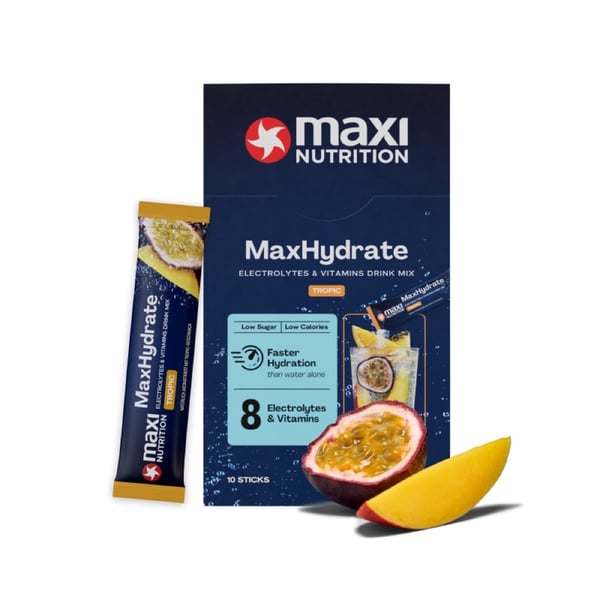 MaxiNutrition MaxHydrate Classic Electrolyte Drink - Tropic (10 x 16g) - Elektrolytter