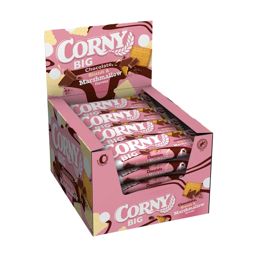 Corny Big Chocolate Biscuit & Marshmallow (24 x 40g)