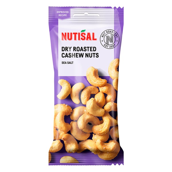 Nutisal Dry Roasted - Cashew Nuts (60g)
