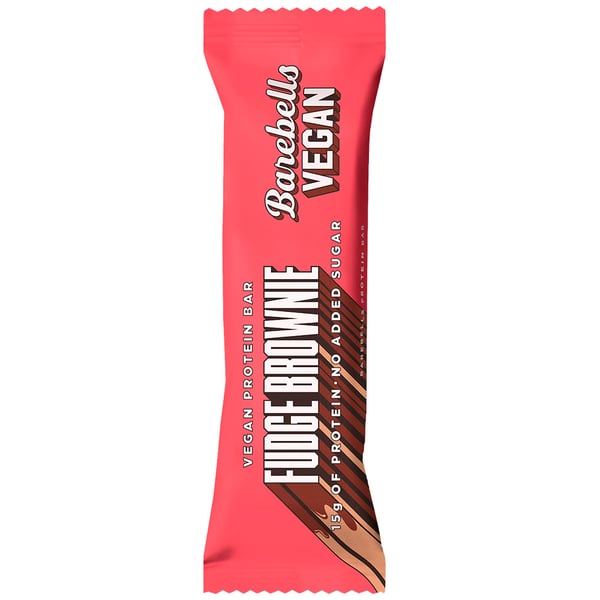 Barebells Vegan Proteinbar - Fudge Brownie (12 x 55g)