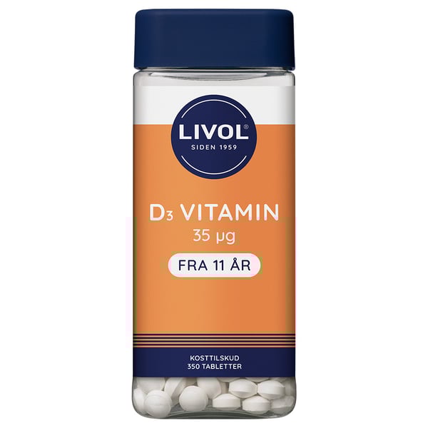 Livol D vitamin 35µg (350 stk)