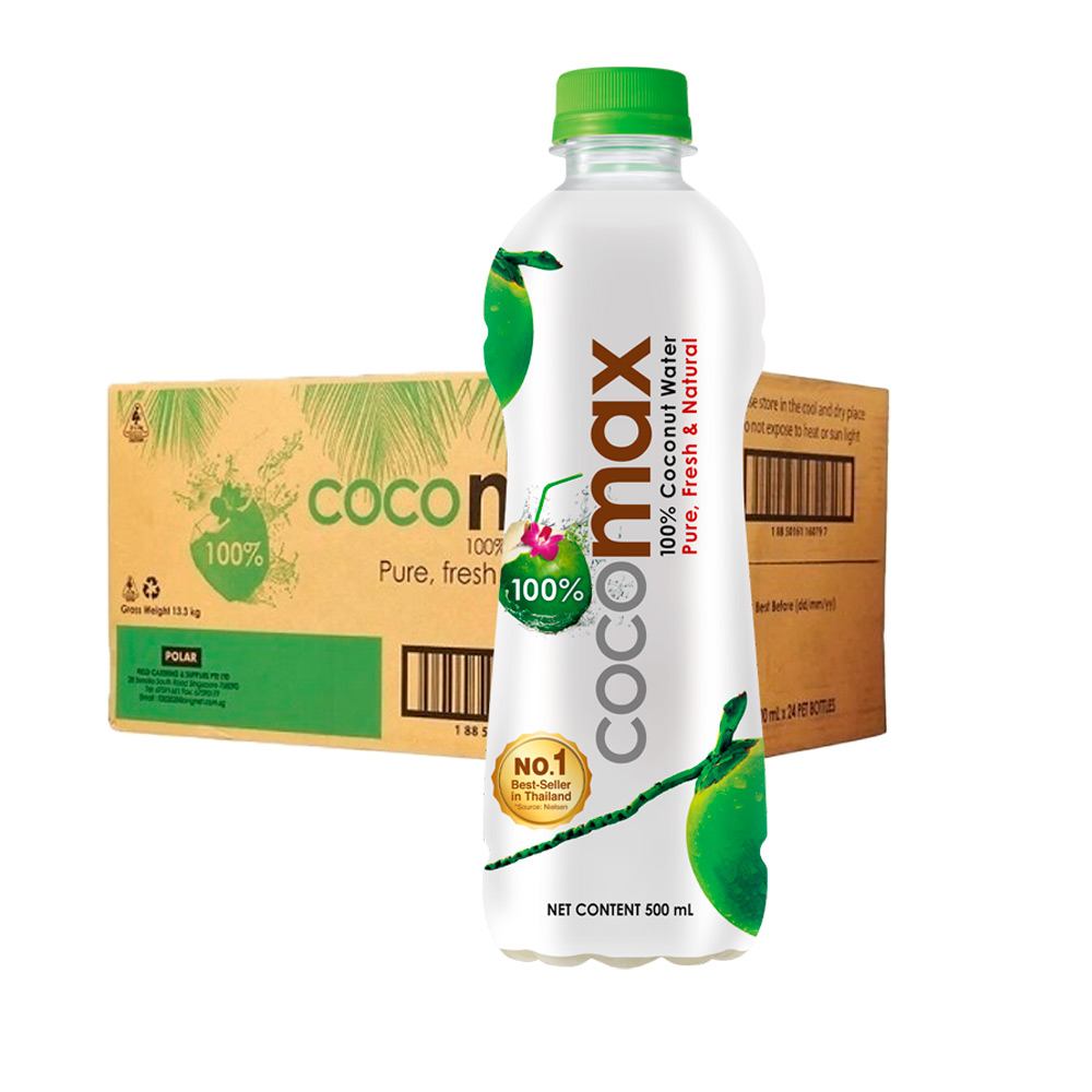 Cocomax 100% Coconut Water (24 x 500ml)