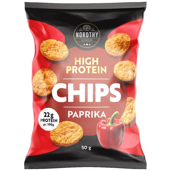 Nordthy High Protein Chips - Paprika (50g)