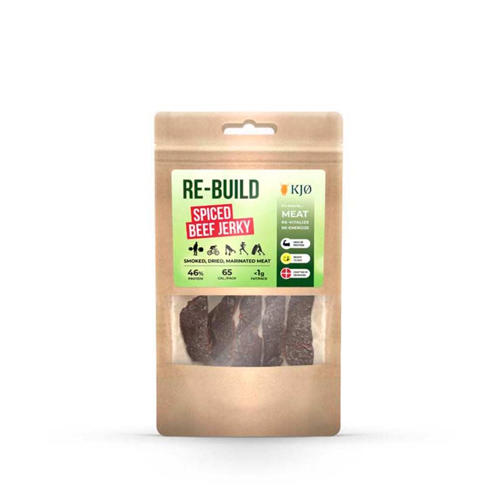 Kjø - Re-build - Spiced Beef Jerky (25g)