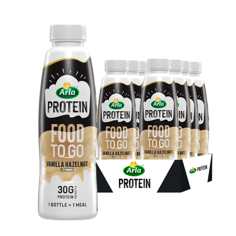 Arla Protein Food To Go - Vanilla Hazelnut (8 x 500ml)