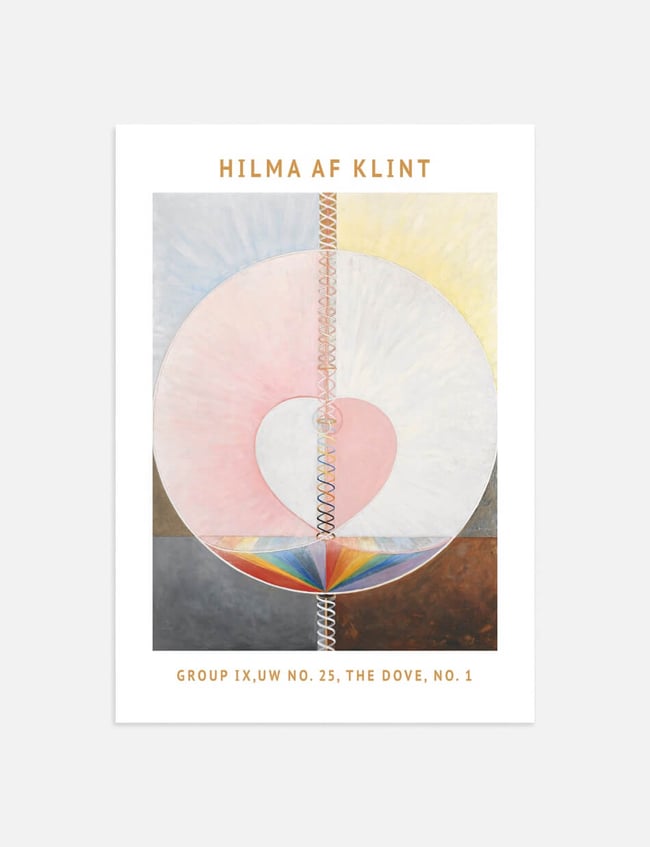 Group IX UW No 25 The Dove No 1 - Hilma af Klint