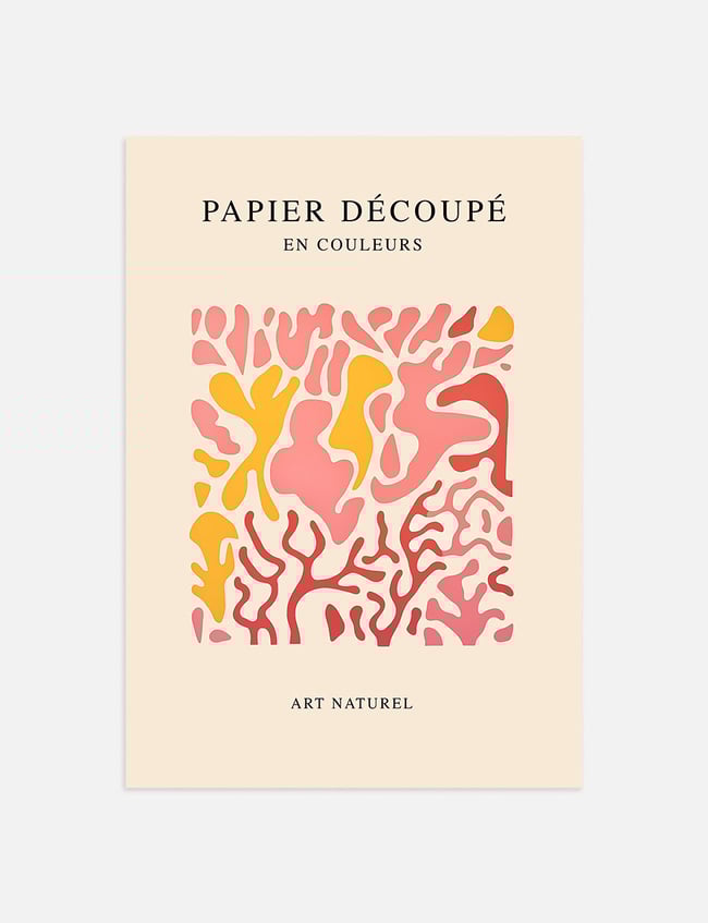 Papier Découpé en Couleurs 01