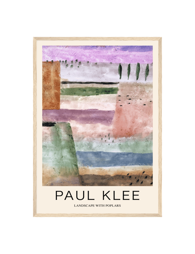 Landscape with Poplars - Paul Klee
