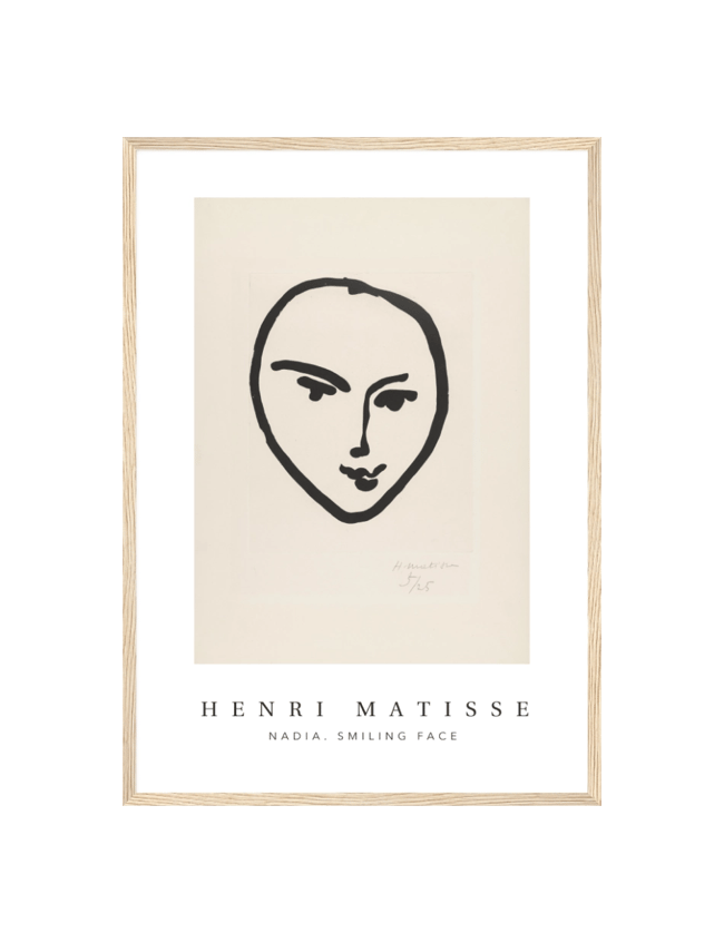 Nadia Smiling Face - Henri Matisse