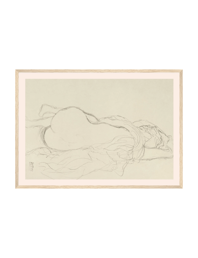 Reclining Nude with Drapery
