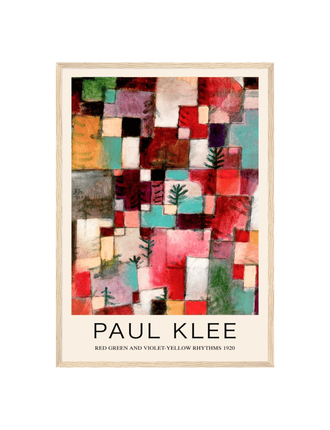 Red Green and Violet-Yellow Rhythms - Paul Klee