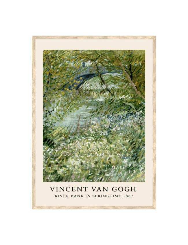 River Bank in Springtime - Vincent van Gogh