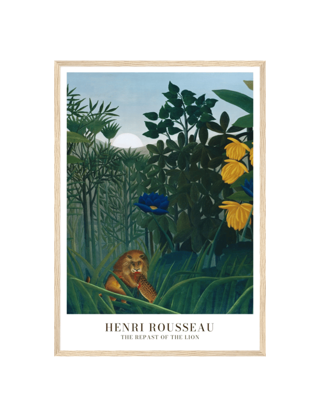 The Repast of the Lion - Henri Rousseau