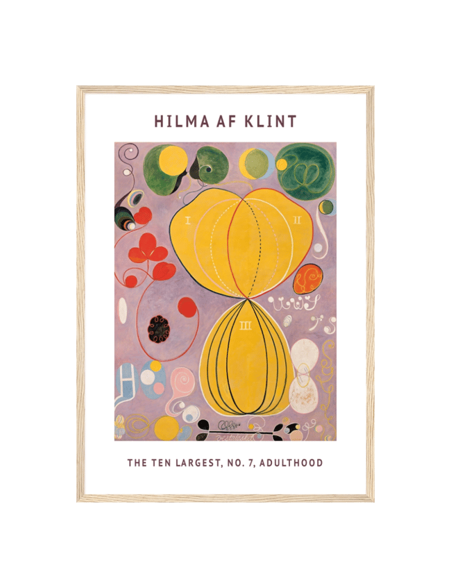 The Ten Largest No 7 Adulthood - Hilma af Klint