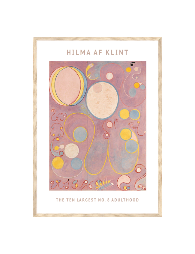 The Ten Largest No 8 Adulthood - Hilma af Klint