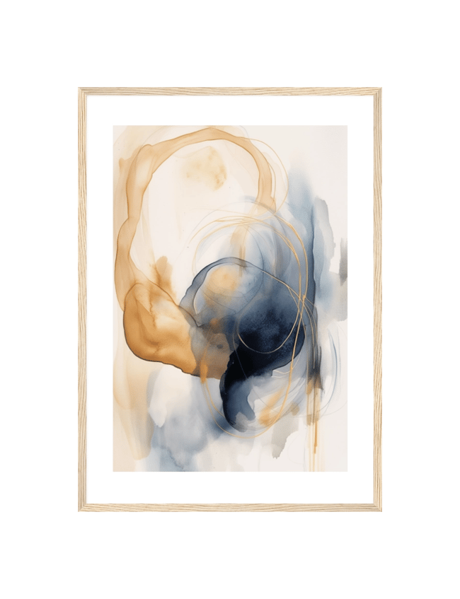 Watercolor Strokes Abstract 01