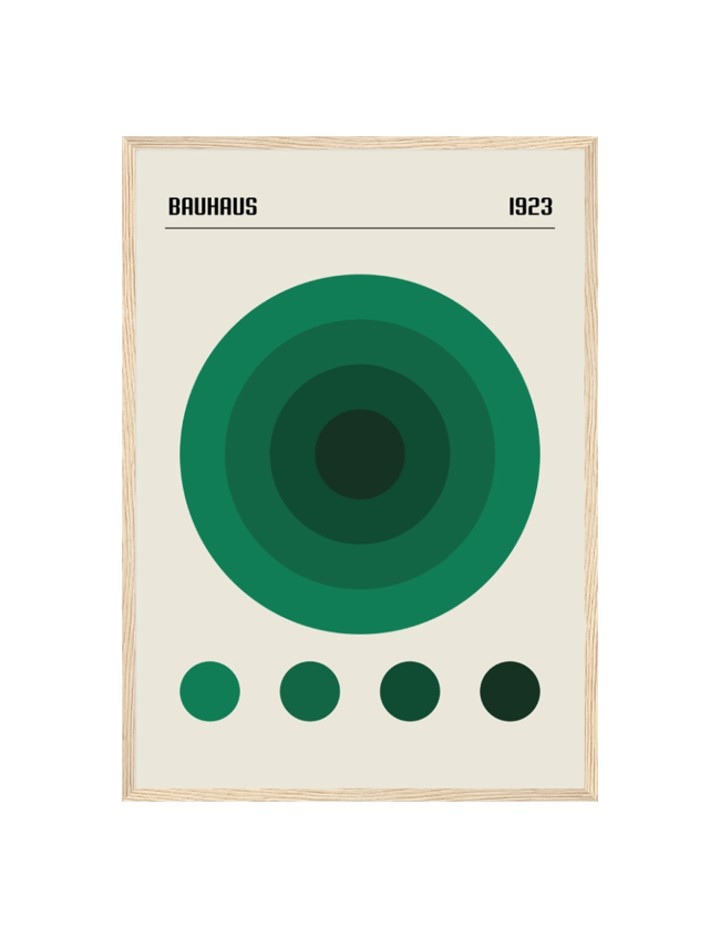 Bauhaus Green Color Palette