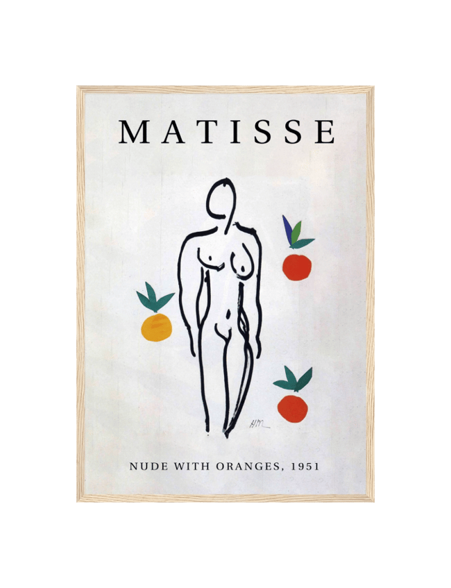 Nude with Oranges - Henri Matisse