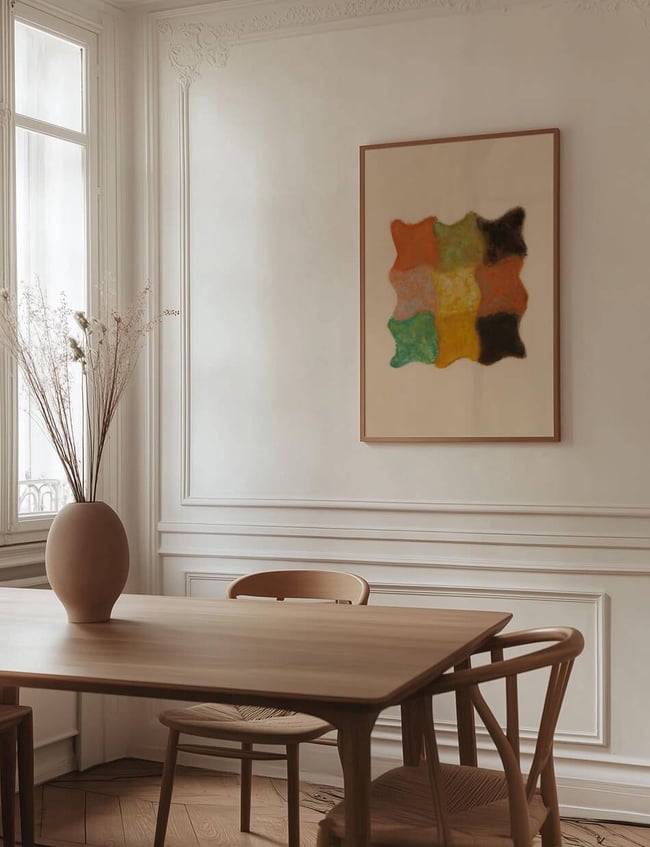 Abstraktion In Orange, Gelb Und Grün - Augusto Giacometti