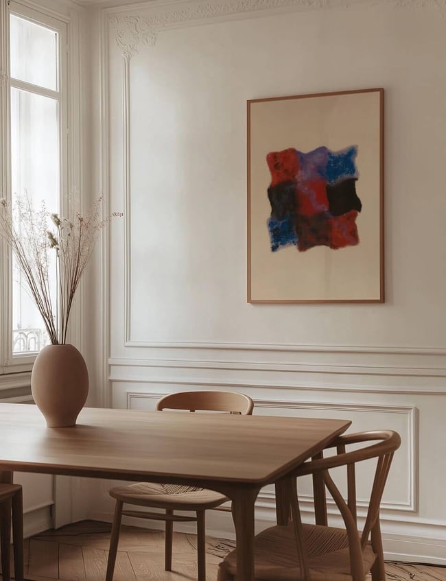 Abstraktion In Rot, Blau Und Violett - Augusto Giacometti