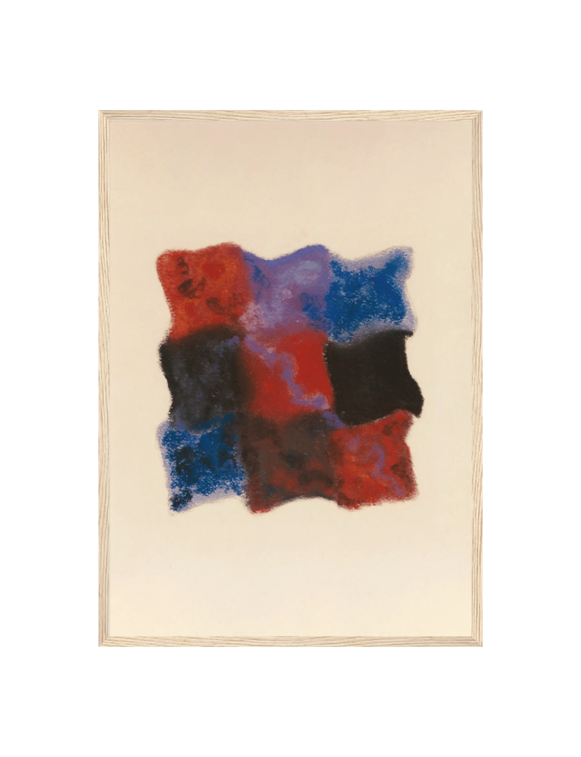 Abstraktion In Rot, Blau Und Violett - Augusto Giacometti
