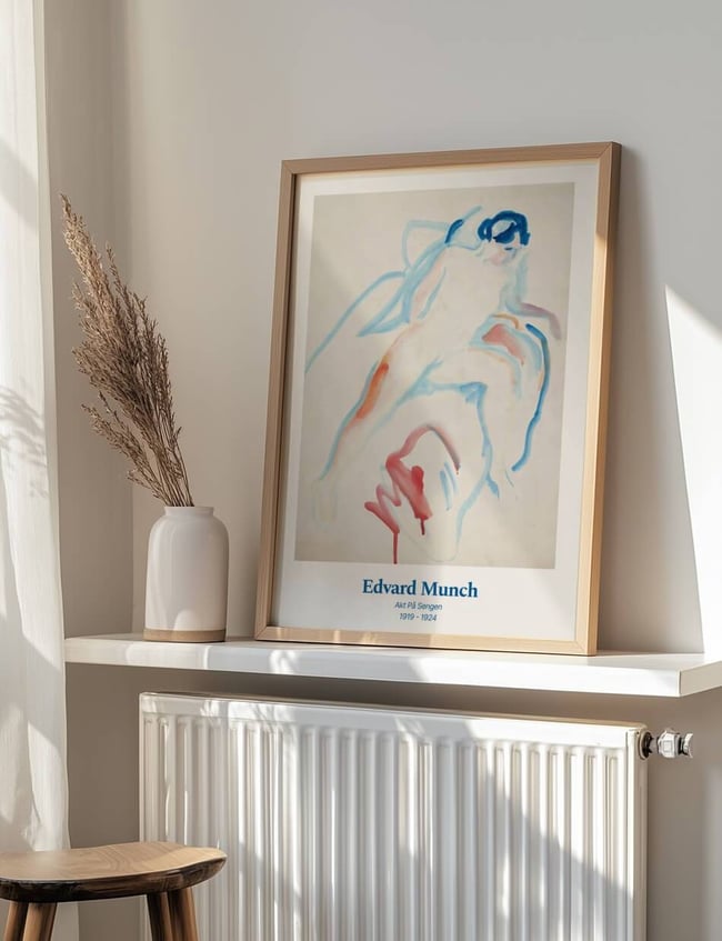Akt på Sengen - Edvard Munch