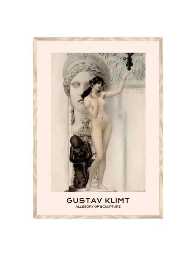 Allegory of Sculpture - Gustav Klimt
