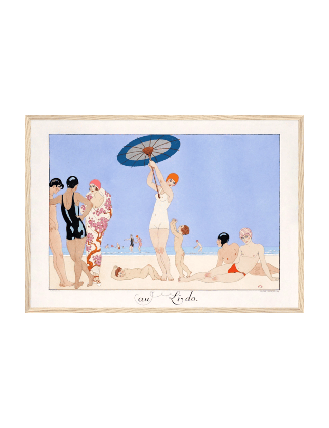 Au Lido Plate No. 14 - George Barbier