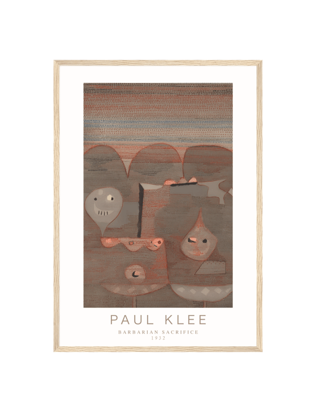 Barbarian Sacrifice - Paul Klee