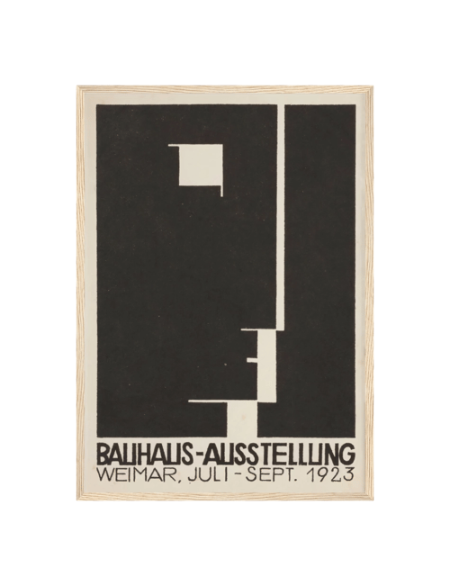 Bauhaus Ausstellung Plakat Black