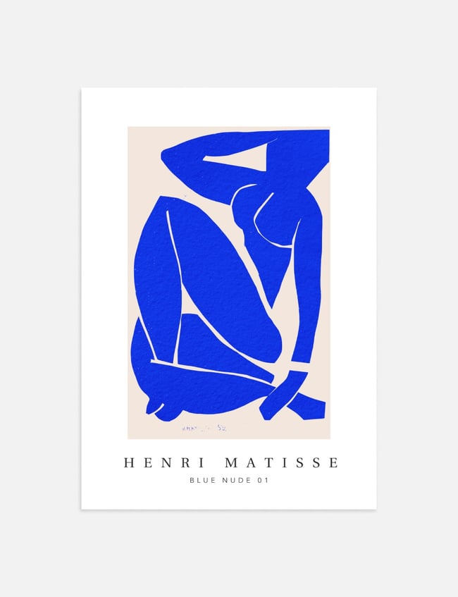 Blue Nude 1 - Henri Matisse