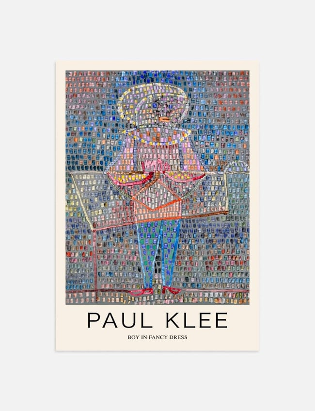 Boy in Fancy Dress - Paul Klee