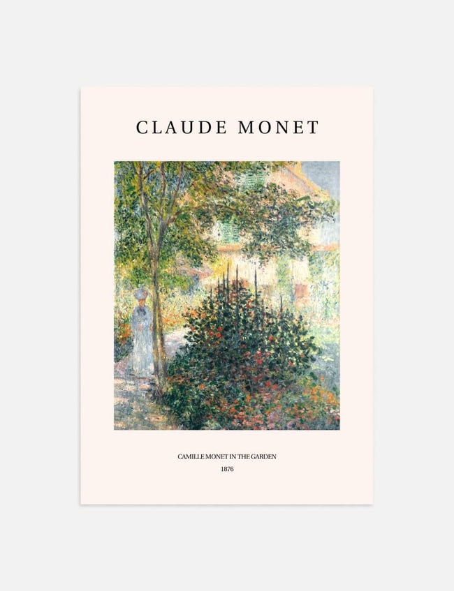 Camille Monet in the Garden - Claude Monet