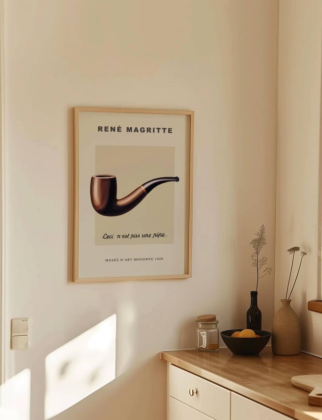 Ceci n'est pas una pipe - René Magritte