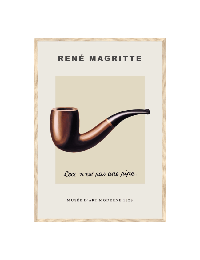 Ceci n'est pas una pipe - René Magritte