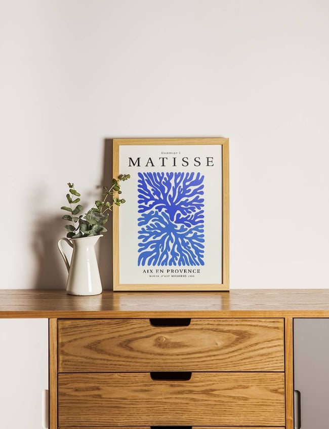 Cerulean Coral - Hommage a Matisse