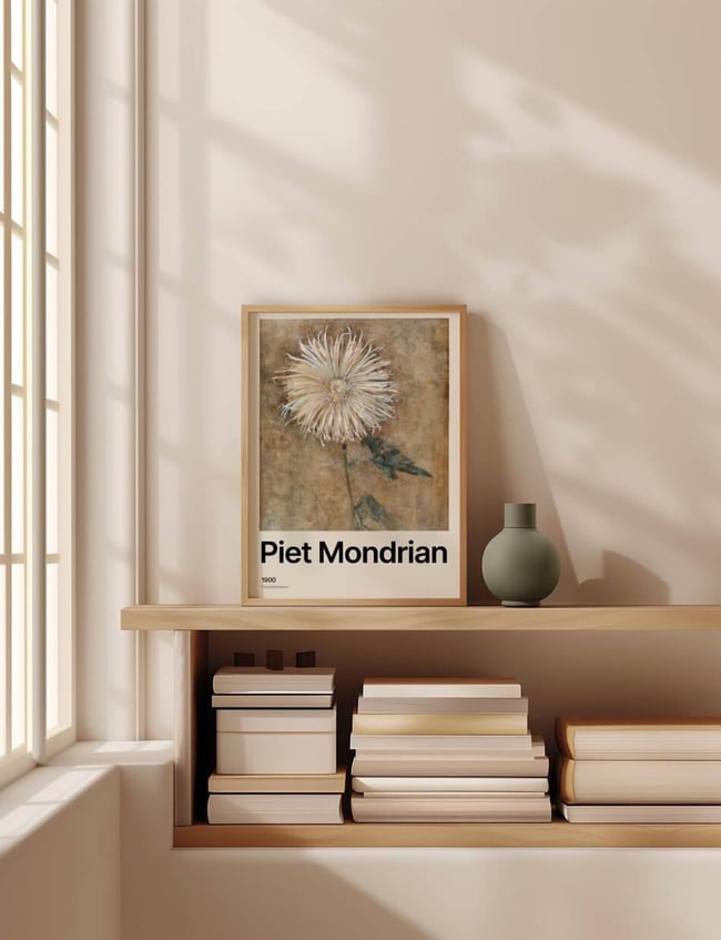 Chrysanthemum - Piet Mondrian