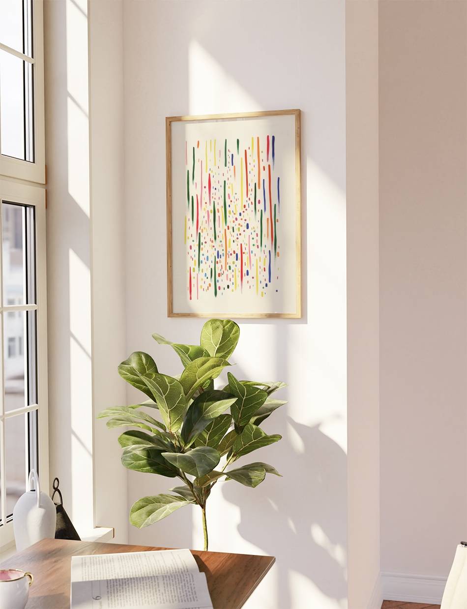 Colorful Lines and Dots