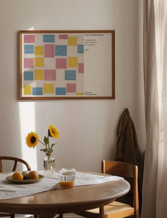 Composition avec Surfaces de Coleurs - Piet Mondrian