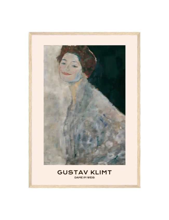 Dame in Weiß - Gustav Klimt