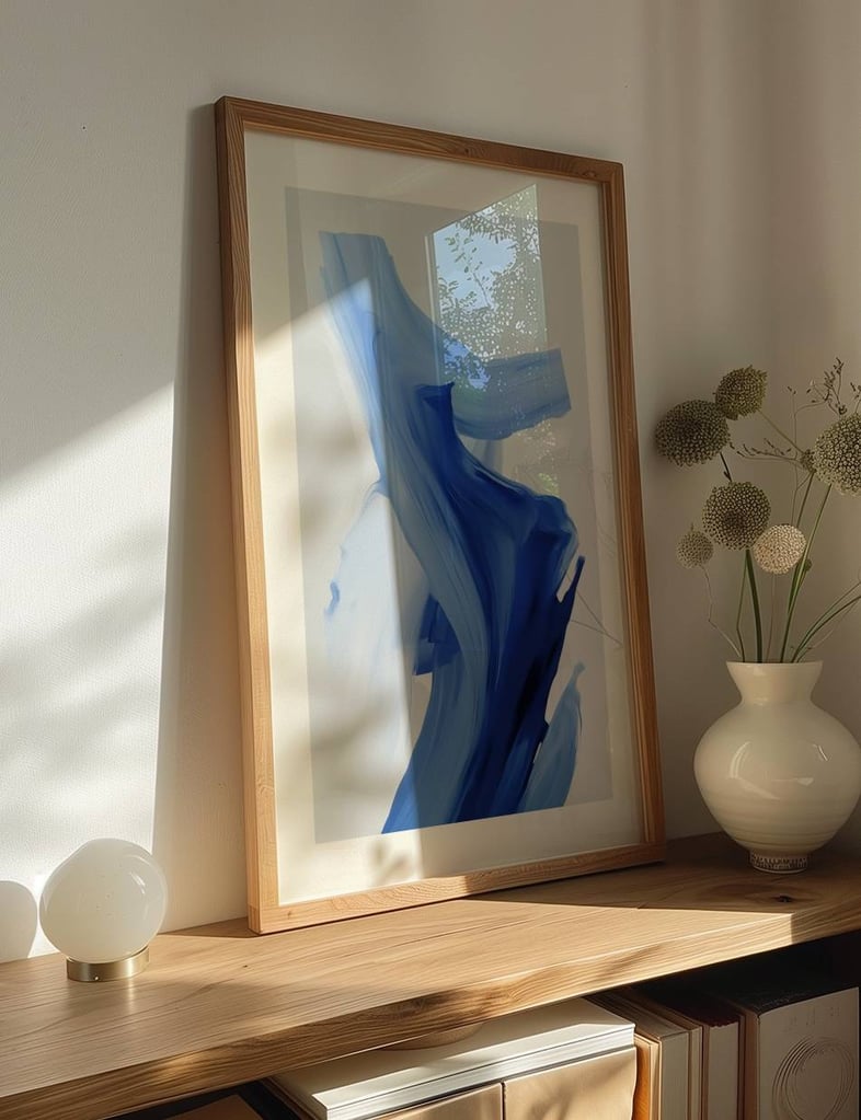 Deep Blue Abstraction 02