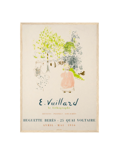 Édouard Vuillard Exhibition poster og plakat