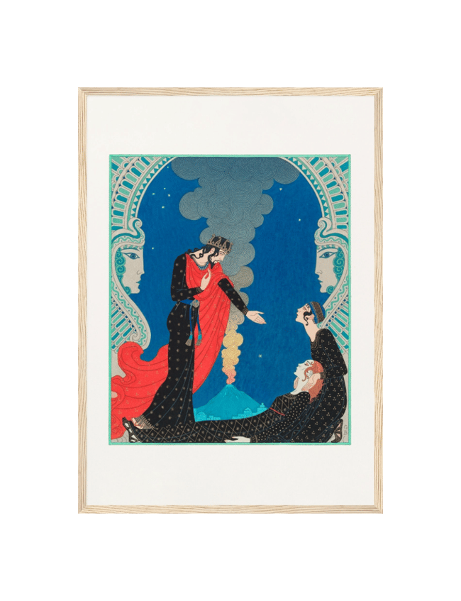 Empedocles and Panthea - George Barbier