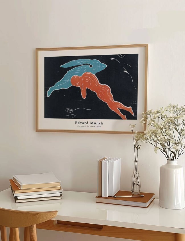 Encounter in Space - Edvard Munch